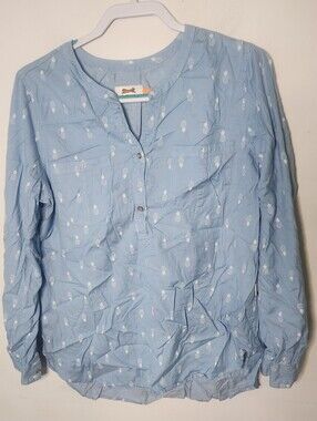 Le Tigre Womens Long Sleeve Shirt Size Medium
